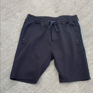 The Kooples Sport Sweatpants Shorts Racing Stripe Black Size XL Mens